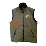 Gilet softshell con ricamo