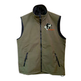 Gilet softshell con ricamo