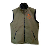 Gilet softshell con ricamo