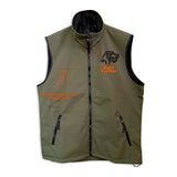 Gilet softshell con ricamo