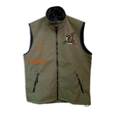 Gilet softshell con ricamo