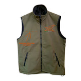 Gilet softshell con ricamo