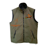 Gilet softshell con ricamo